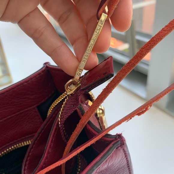Rebecca Minkoff Burgundy Red Leather Purse - Picture 10 of 15